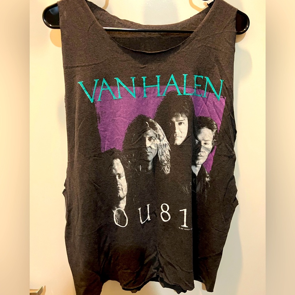 Original 1988 Van Halen OU81 Vintage T Shirt